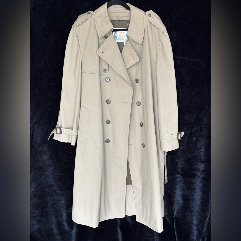 London Fog Trench Coat | Union Made | Size 44r